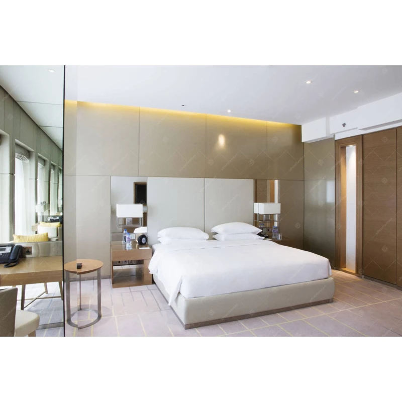 Custom Complete Set High Quality Resort Hotel Furniture Bedroom Double