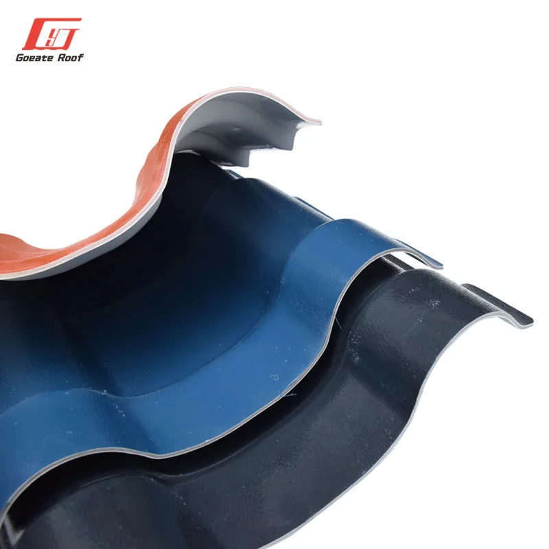 Кровельный лист из синтетической смолы/испанская кровельная черепица ASA/пластиковая кровельная черепица из ПВХ