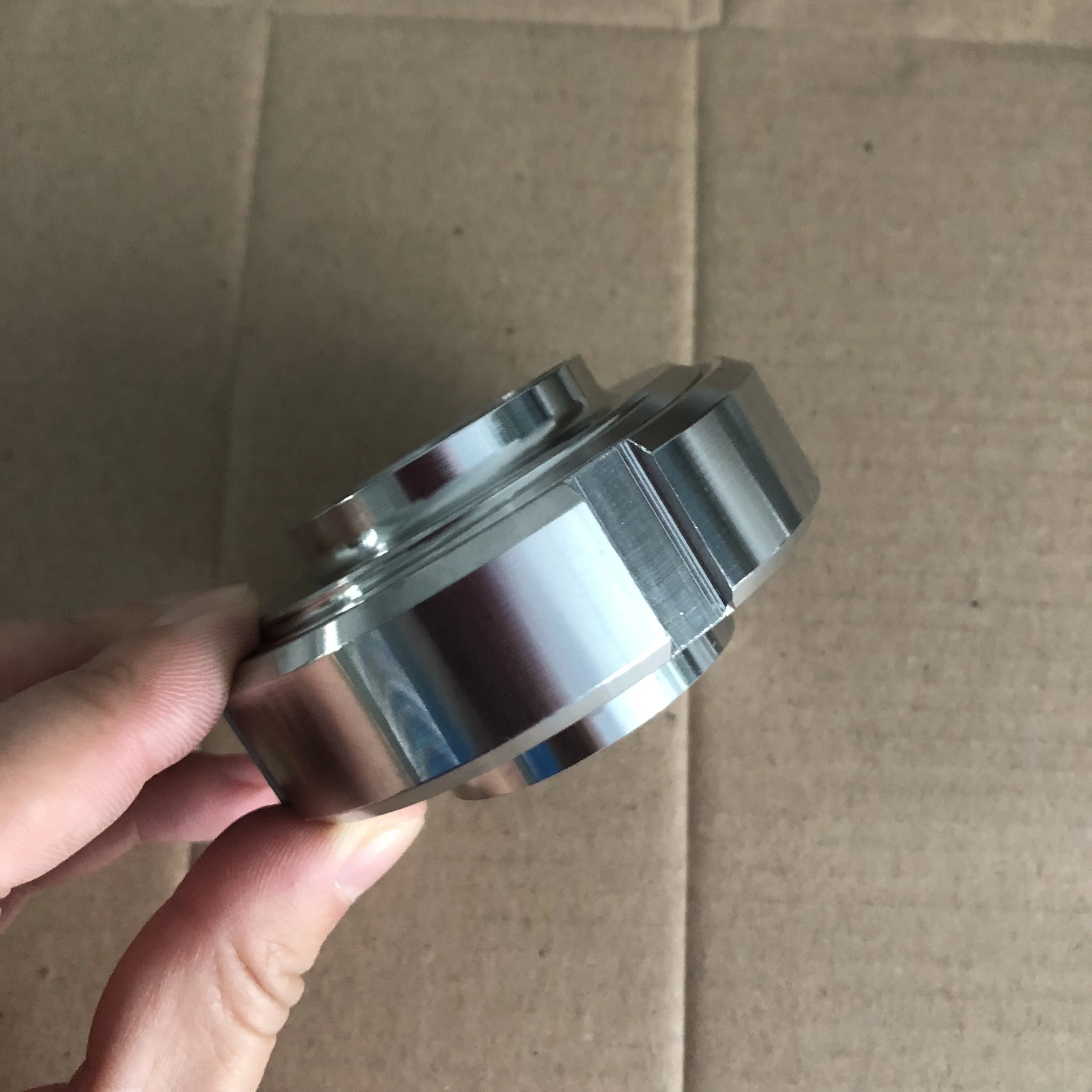 Stainless Steel 304/316L DIN11850  Union Completely Set With 4 slots