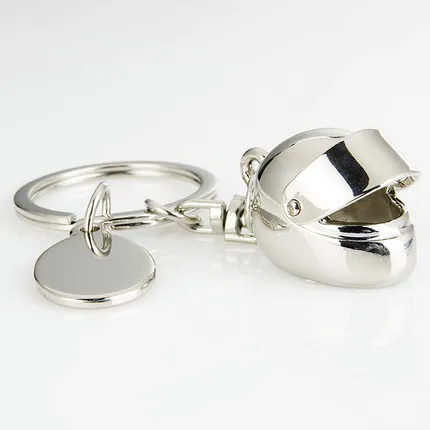 Custom Metal Motorcycle Safety Helmet Keychain