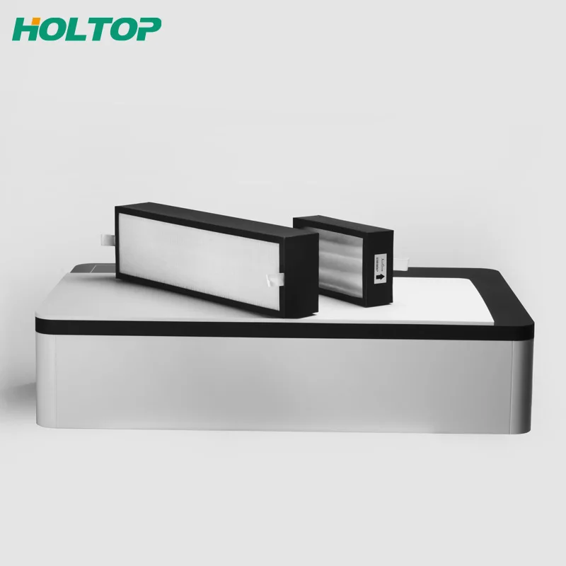 Air Purifier HEPA filter 99% air purification wall mounted ductless erv WiFi control single room energy recovery unit