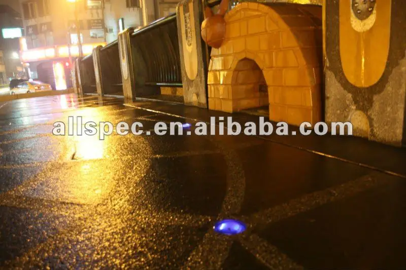 10 cm Solar Glass Road Studs VIALETA DE LED Solares 20 TONS