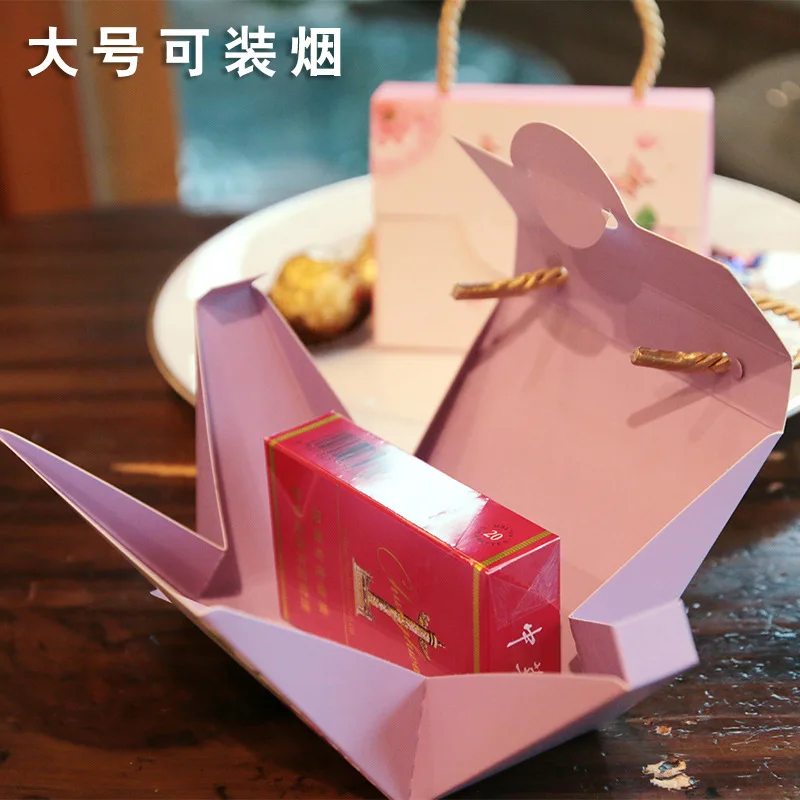 popular  wedding candy paper box with  small size and beautiful painting