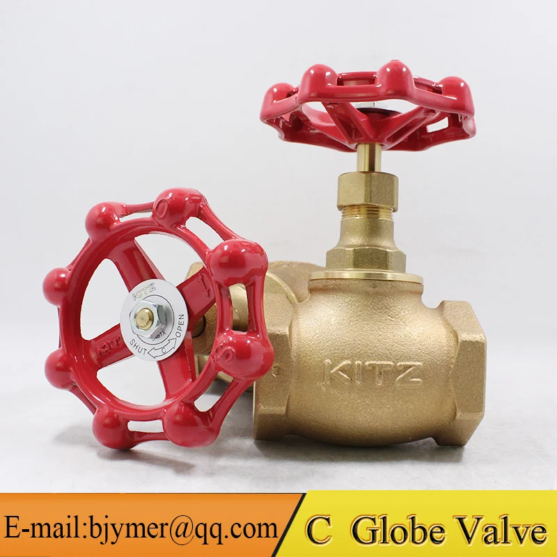 Japan KITZ 1/2 - 4 Inch PN20 Bronze globe valve household water valve  for household water valve