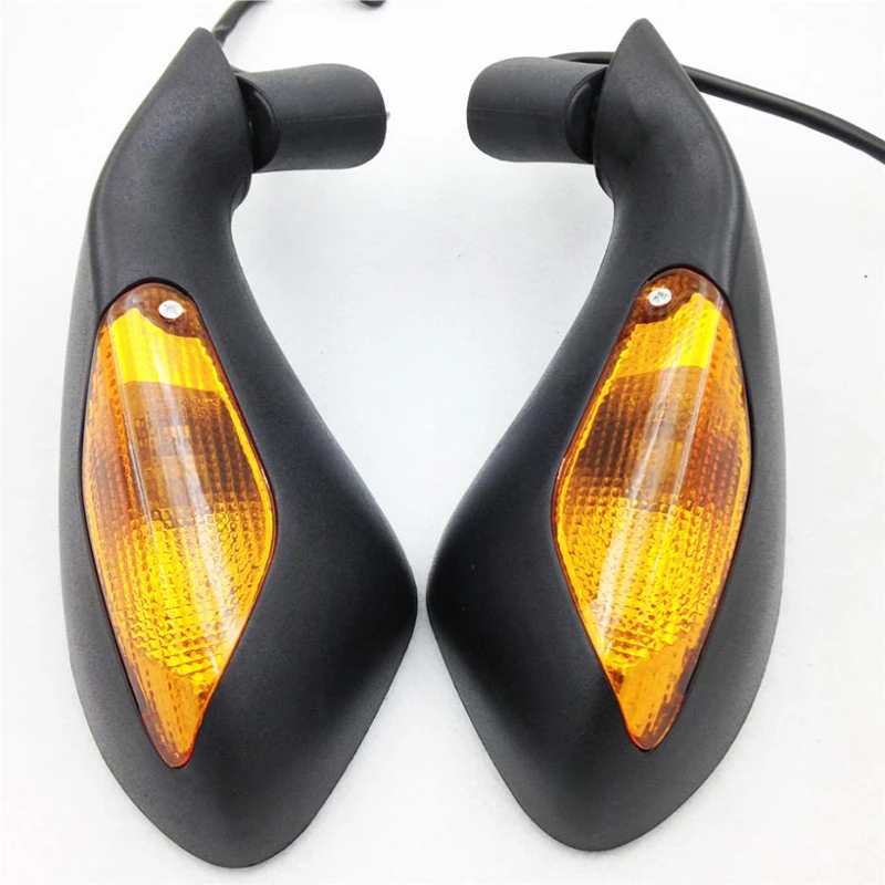 Motorcycle Part Turn Signal Rearview Mirrors For Suzuki GSX-R GSXR 1000 2005-2012