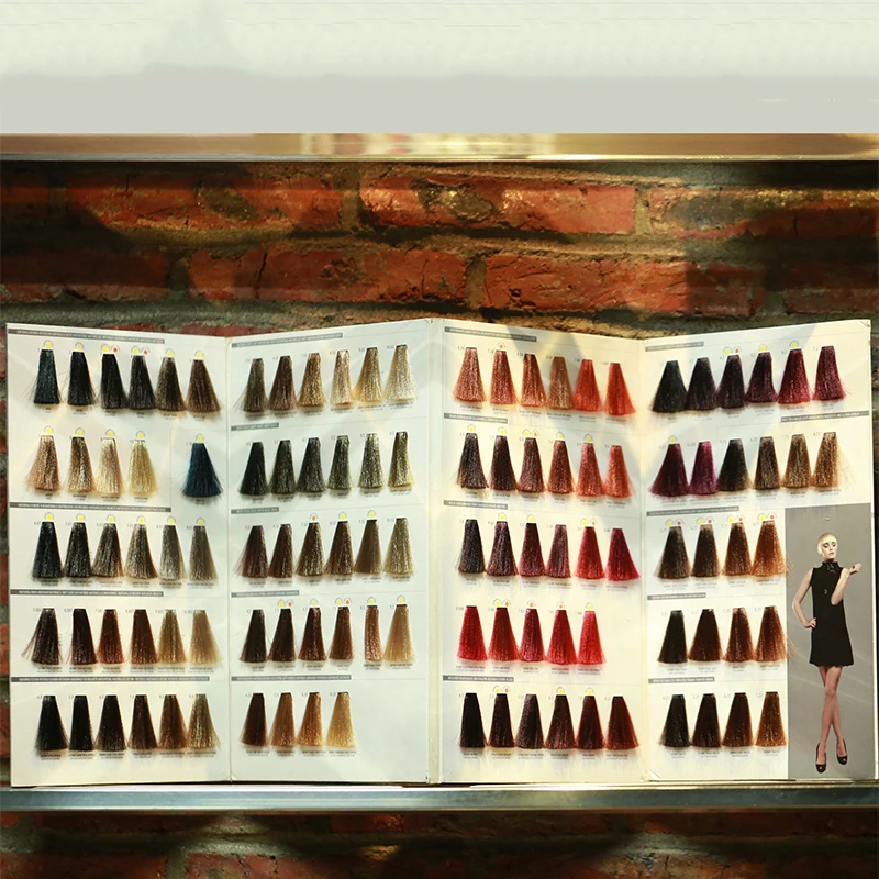 Wholesale high quality hot sale OEM design professional hair color chart