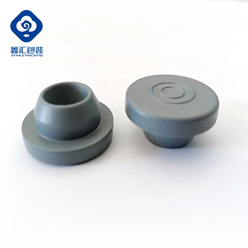 High quality 20mm bro-butyl rubber stoppers for injection antibiotics powder vial