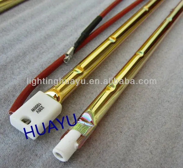 1,5 кВт электрическая инфракрасная галогенная нагревательная лампа