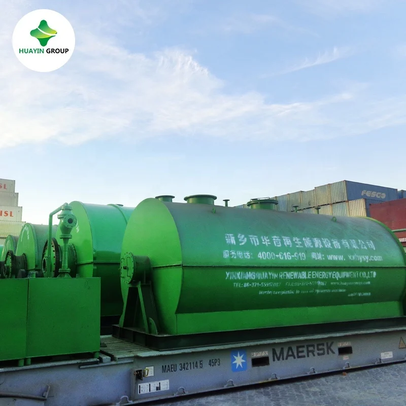 Used vehicle engine oil recycling to diesel production machine Huayin equipment