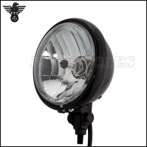 5.75' Clear Lens Custom Motorcycle Headlight for Harley Bobber Chopper