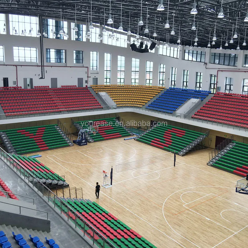 Yourease Basketball Retractable Gym Bleachers for sports center,university,school