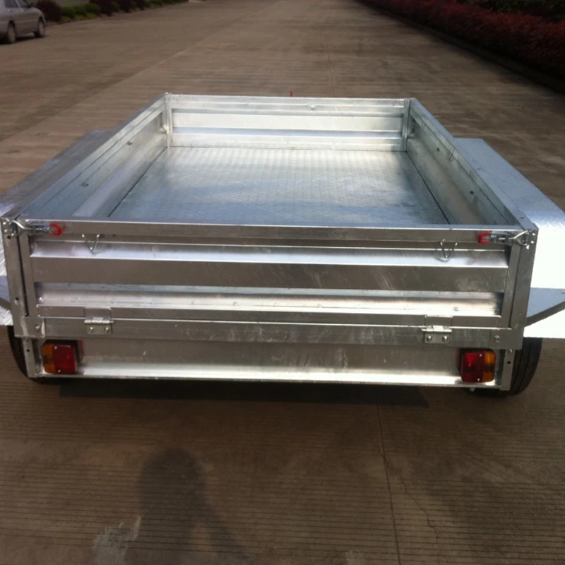 High Quality Agriculture Farm Dual Axle Trailer With Cage