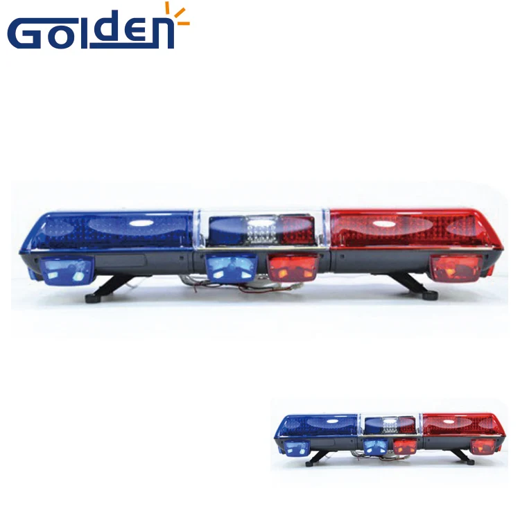 Response vehicle hook mount red blue warning military police streethawk lightbar with speaker