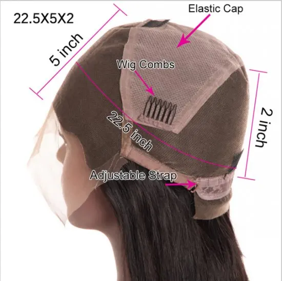 New Products Indian Hair  Unprocessed Virgin 10A Grade The Best Quality Baby Hair Full Lace Body Wave Wig