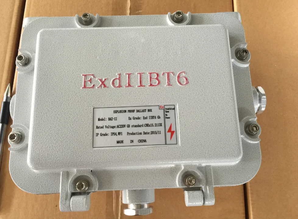IP65 high quality BAZ serious anti explosion proof electronic ballast box