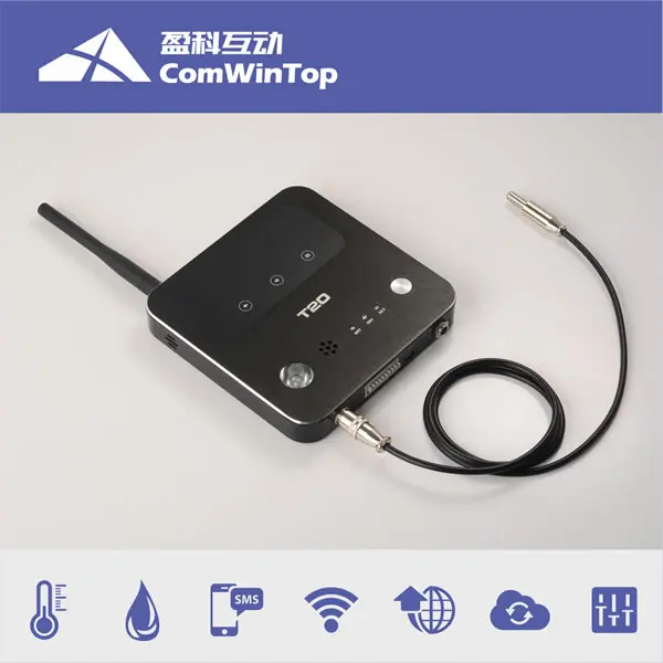 Беспроводной 4G Gps Gsm Sms Gprs Wifi датчик температуры и влажности T20 контроллер система регистрации