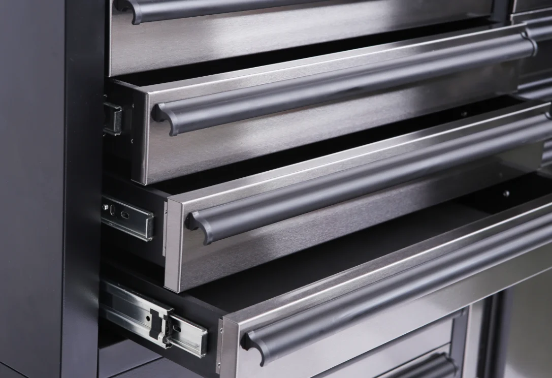 41 inch 14 Drawers Black stainless steel powder coated Tool Chest