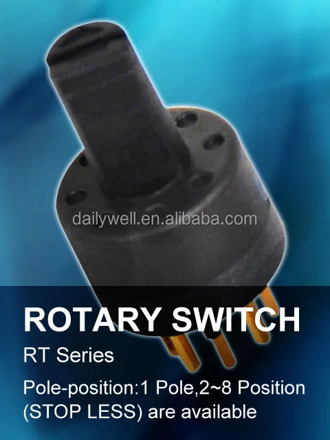 
8 pole miniature rotary switches 