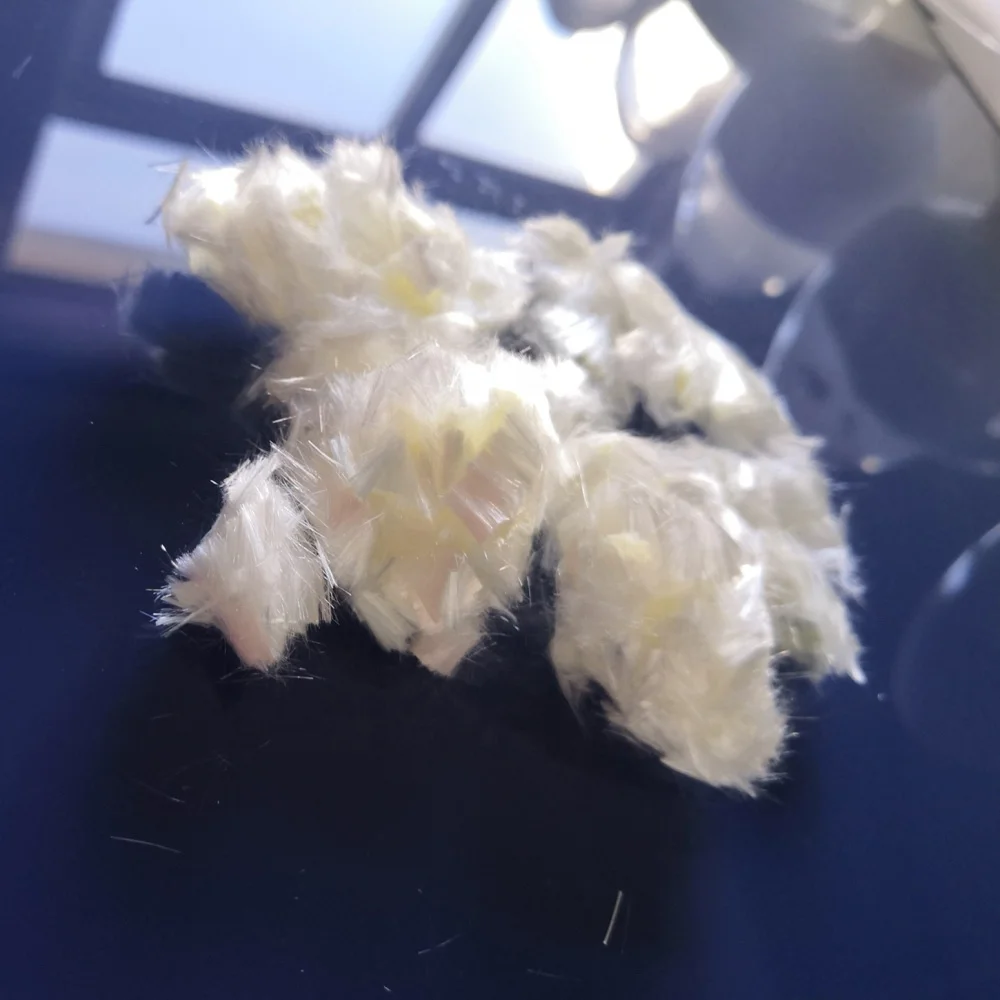 High Strength Concrete Use Light Yellow Polyvinyl Alcohol PVA Fiber