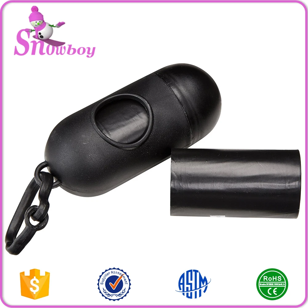 Dog Waste Bags Poop Bags with dispenser and leash clip of Biodegradable Plastic