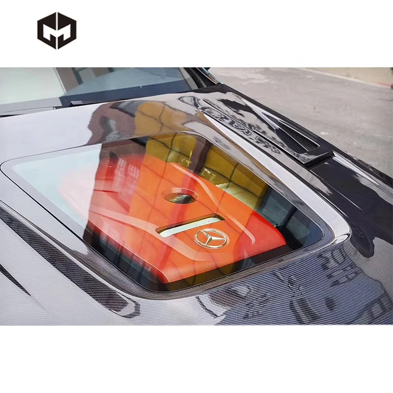  Капот из акрилового углеродного волокна AF-IMP для передней крышки двигателя Mercedes Benz C-Class W205 C63 AMG Sedan