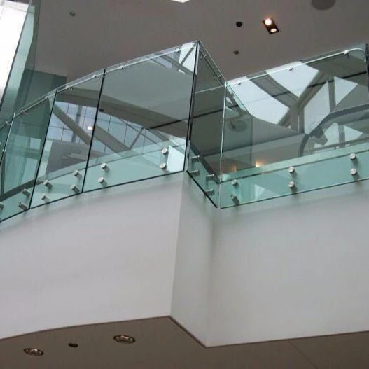 Modern Design Outdoor Stainless Steel Frameless Glass Railing Balcony Handrail