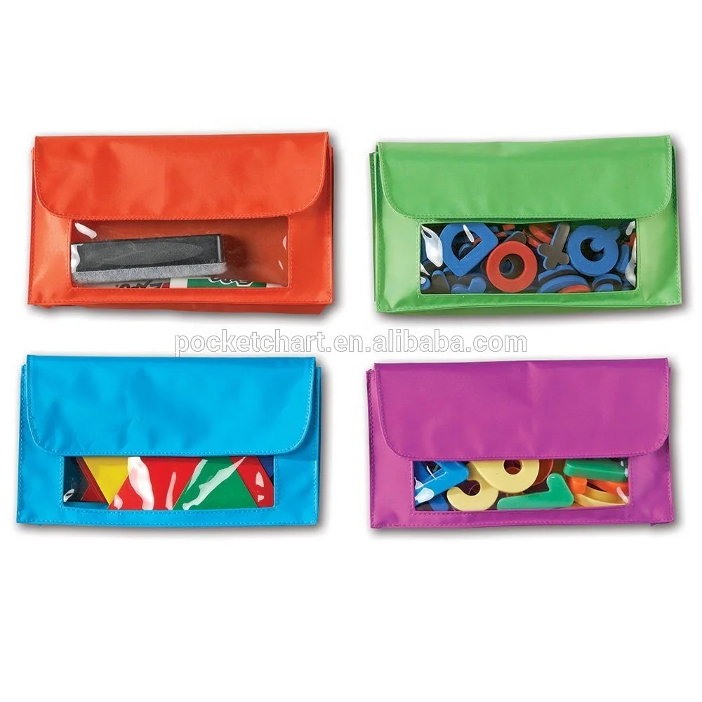 Magnetic Storage Pockets Whiteboard Accessory Case Magnetic Pencil Pouch