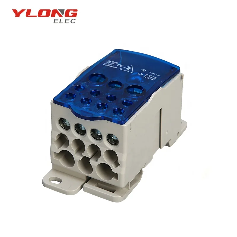 
YL UKK 400A Power Distribution Screw Terminal Blocks With Plastic Cover 