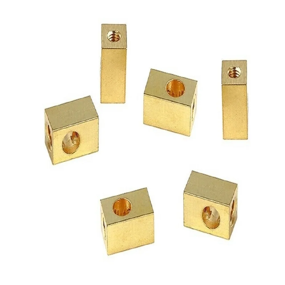 Electrical plug connector brass with tinned terminal