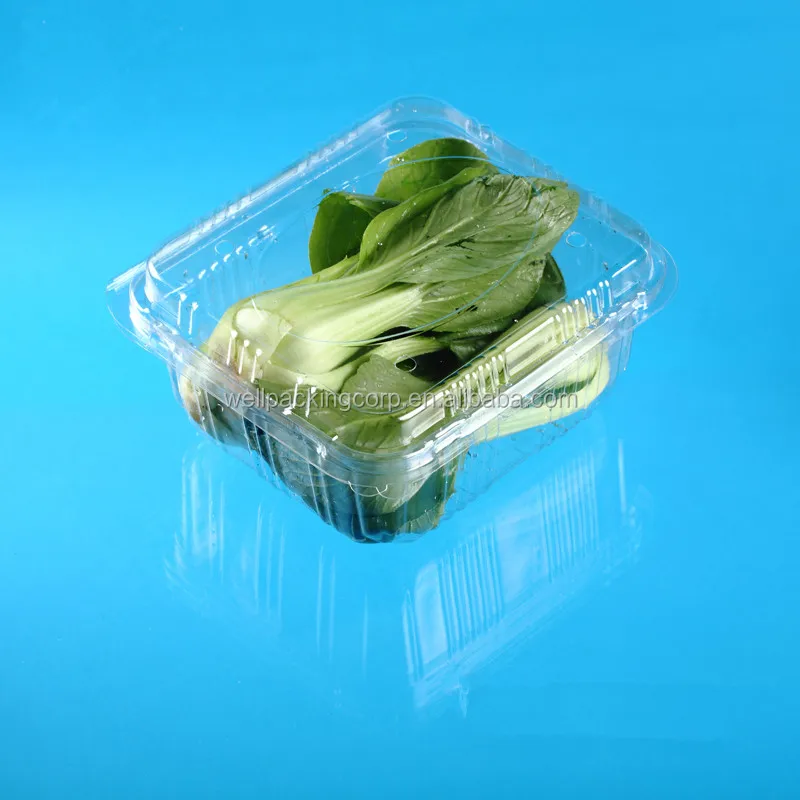 Disposable Plastic vegetable packaging box for mushroom  potato