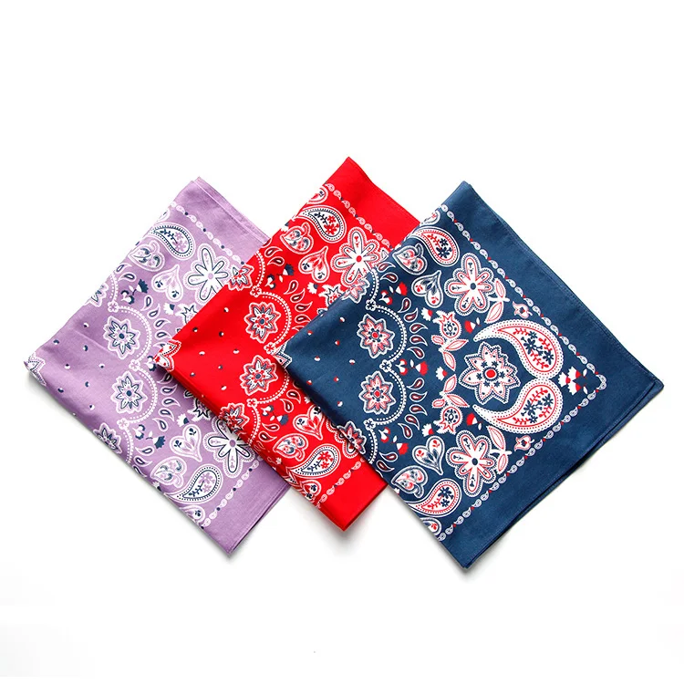 Классическая Женская кружевная Бандана с принтом Пейсли