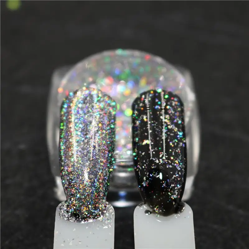 Chameleon Nail Pigment Flakes Laser Holographic Nail Pigments Powder