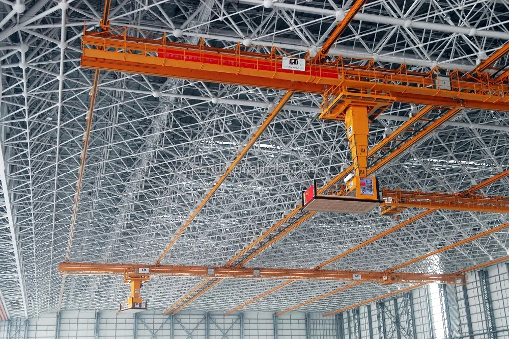 Steel structure large span space frame hangar design