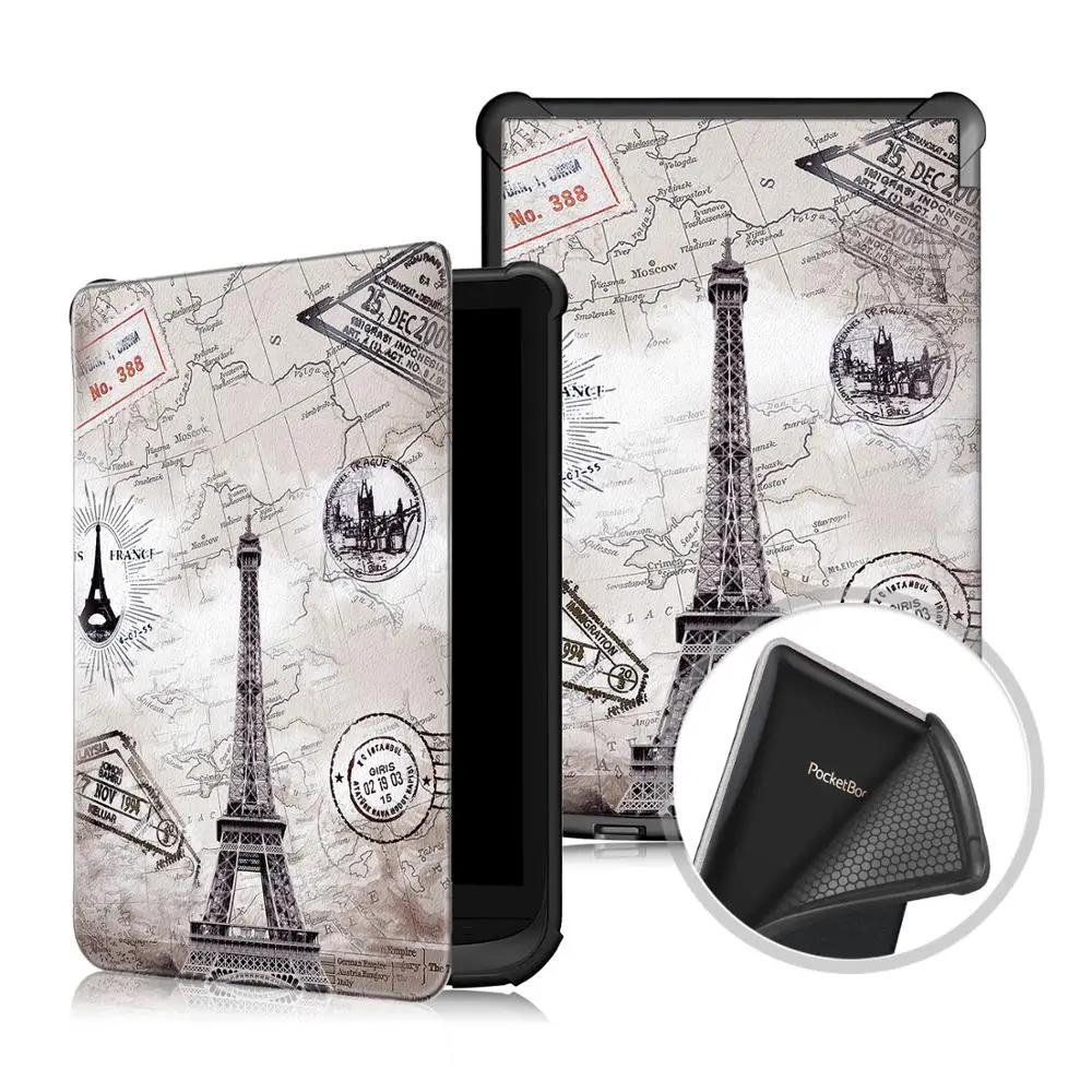 
Case for pocketbook 627 616 632 Ultra Slim magnetic Smart PU Leather cover for PocketBook Touch Lux 4 Basic Lux 2 cases 