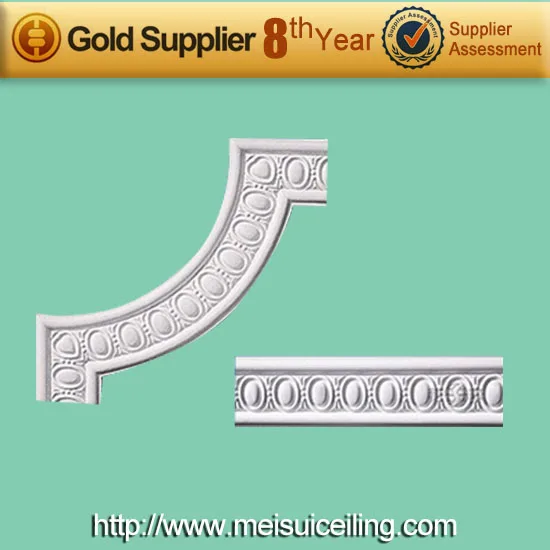Manufacturer fireproof home decorative ceiling cornice/gypsum