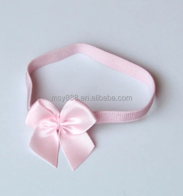 Pink Packaging Ribbon Bow Gift Packaging Elastic Ribbon With Bow Elastic Stretch Loop Ribbon Bows