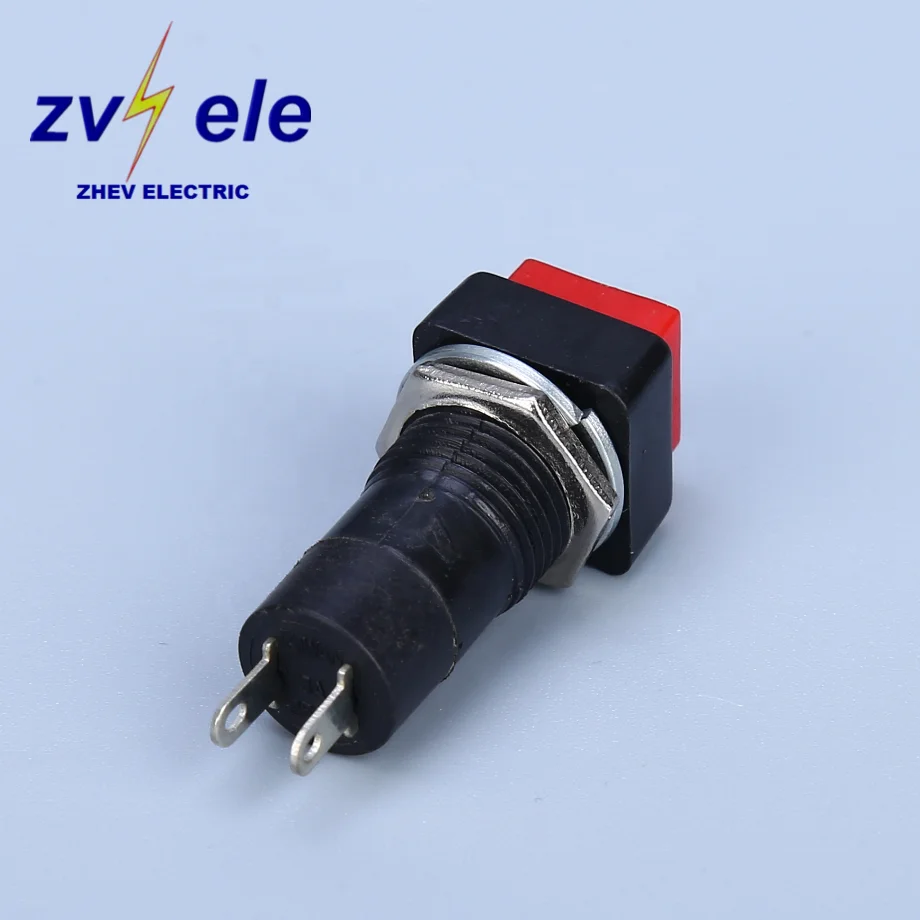 И черного цветов, на возраст 12 мм пластиковые PBS-12A B кнопочный переключатель с красной кнопки нормально открытый