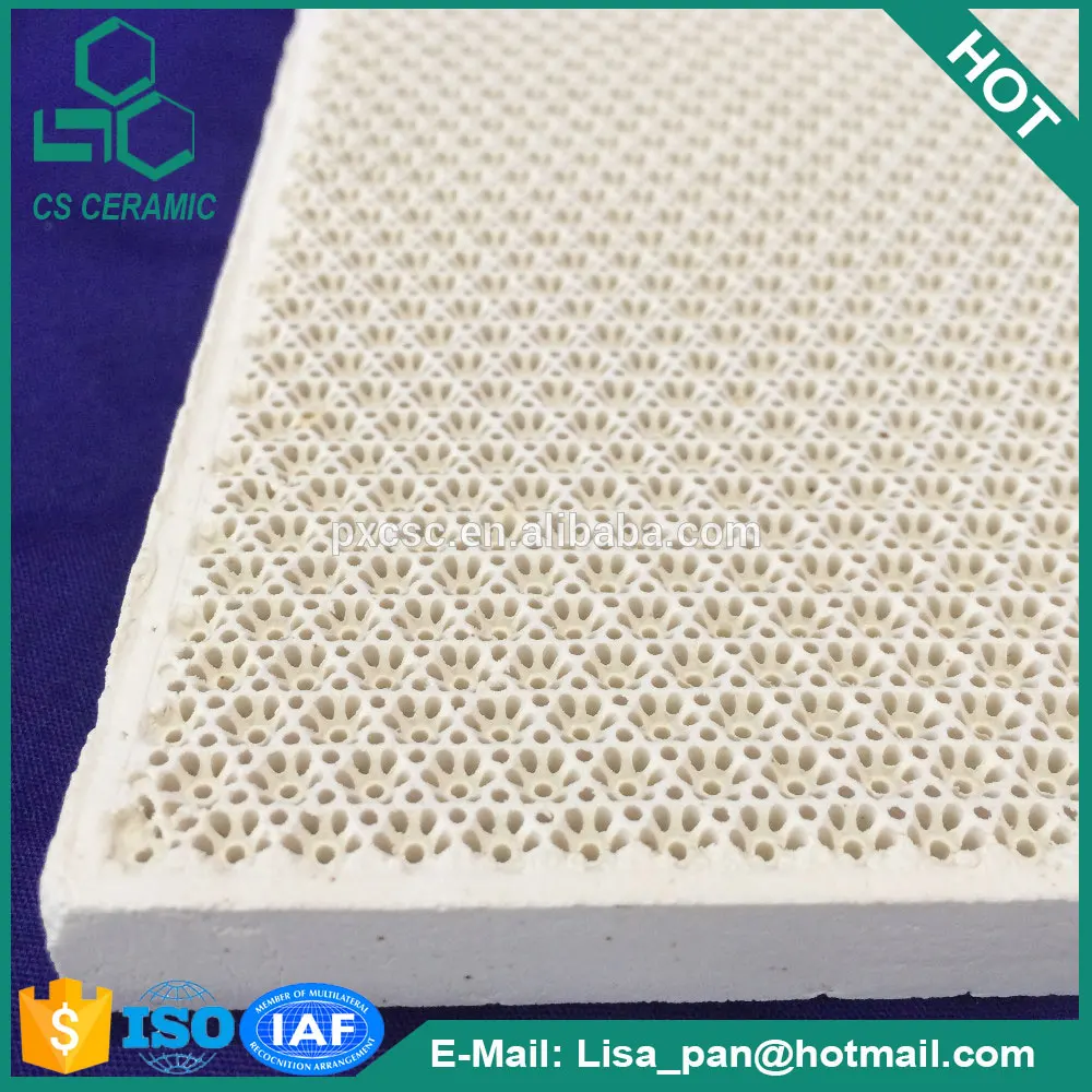 Высокая эффективность Инфракрасные сота керамические пластины для горелки