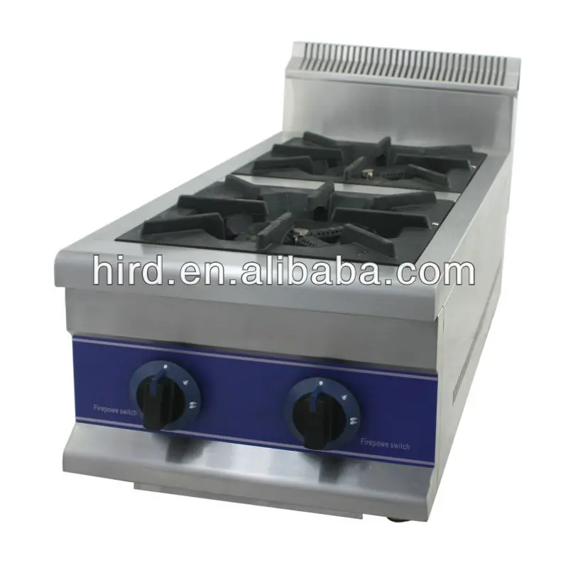 
High efficiency two head of kitchen burning gas stove GBR-2 