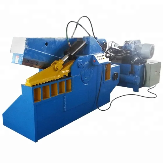 Q43-315 Hydraulic Alligator Shears Scrap Steel Tube Rubber tyre cutting machine
