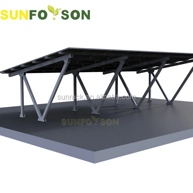 
Hot sale on alibaba good quality solar panel carport mounting structures 