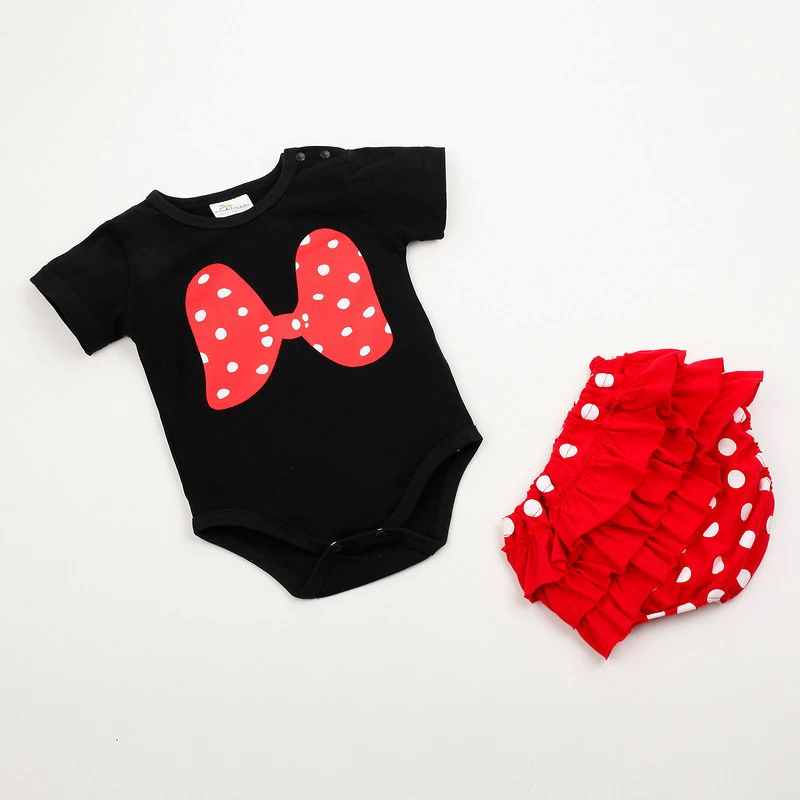 2019 new cartoon cute like Mickey Minnie stripe jumpsuit
