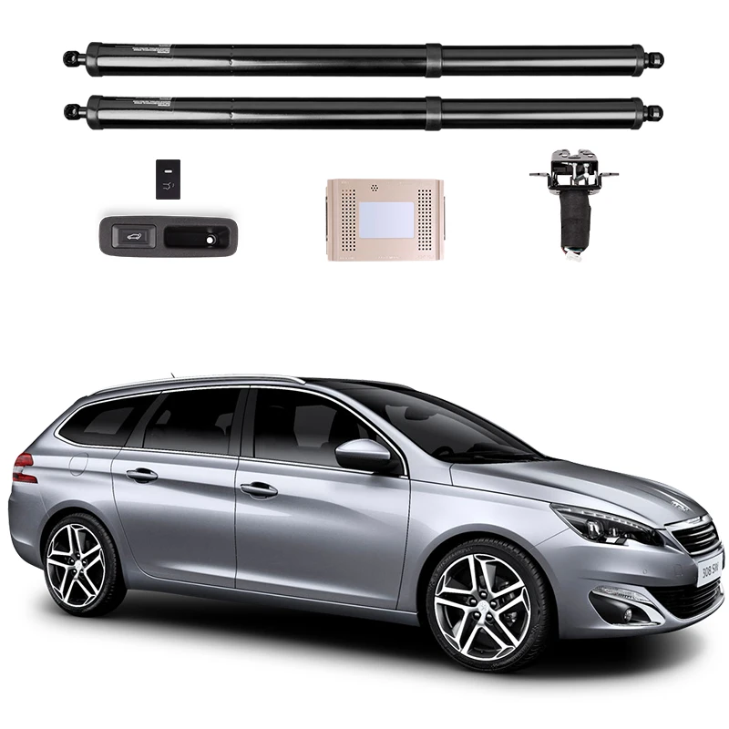 Для peugeot 308SW электрическая задняя дверь автомобильные адаптации аксессуары багажник автоматический подъем Электрический рычаг интеллектуальное управление