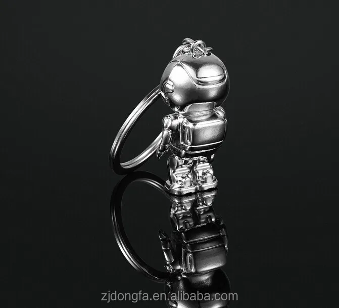 New Design Cartoon Robot Keychain - Astronaut Keychain Car Key Chain Asimo Key Chain Astronauts Shaped Key Ring