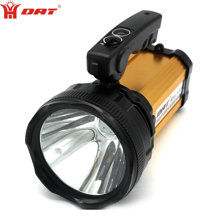 AT-238 DAT high power search light waterproof Aluminum torch light  Rechargeable Searchlight With Mobile charger
