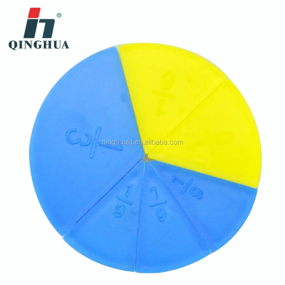 Математические игрушки обучающие счетные фракции набор кругов для детей обучающее