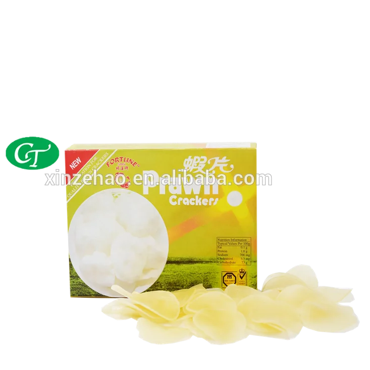 Сушеные чипсы креветки, 120 г, крекеры белого цвета