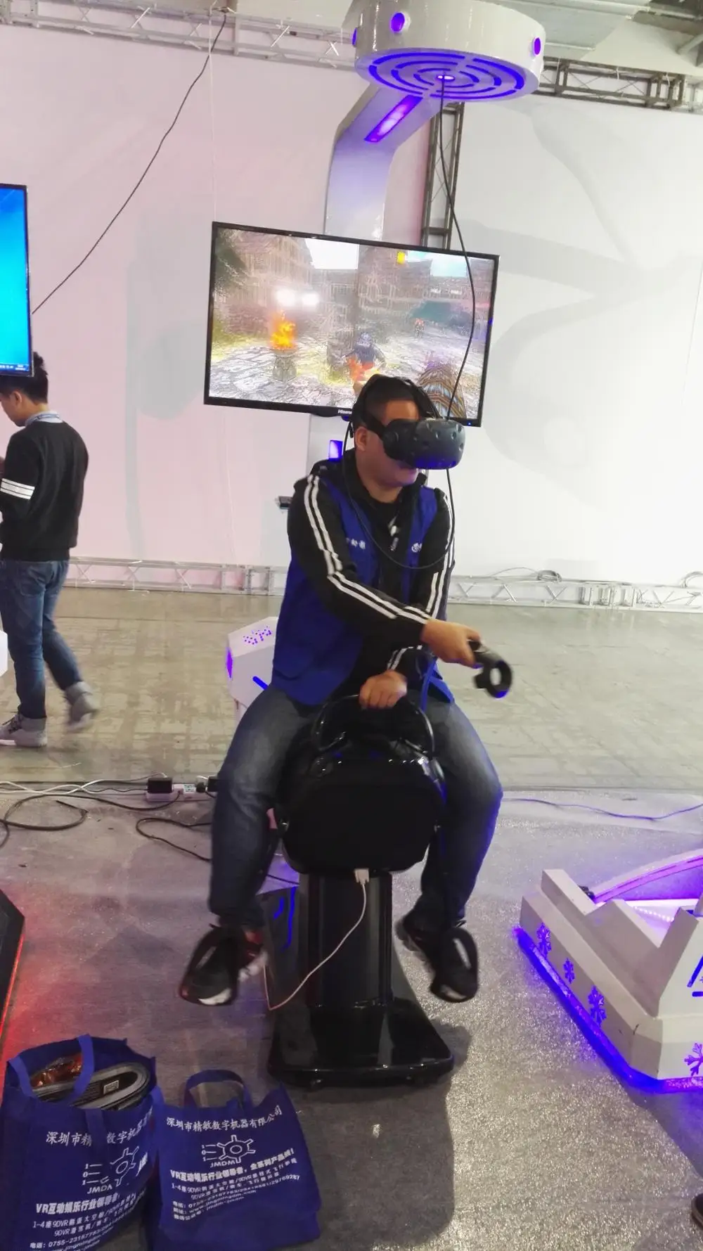 Shopping Mall 9D VR 360 vision Crazy horse racing simulator Virtual Reality horse riding Simulator