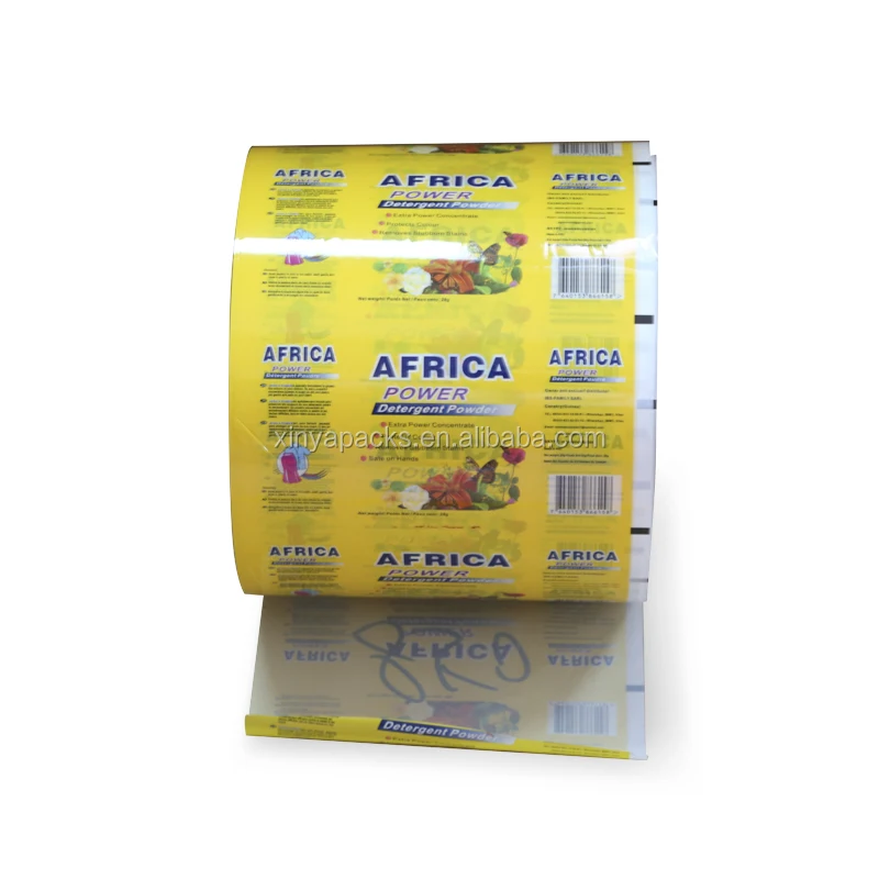 Таможня напечатала пластиковое Саше упаковывая рулон пленки для стирального порошка