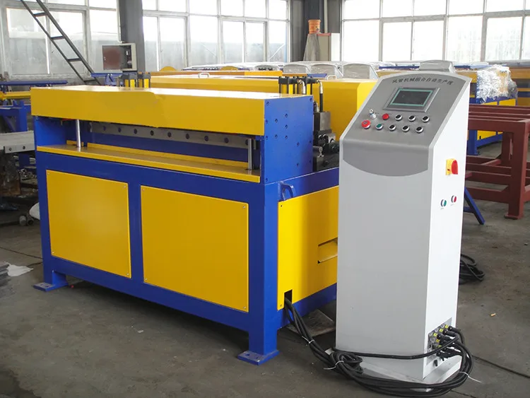 Auto Duct line 3 with notch and cutting angle for square duct forming machine